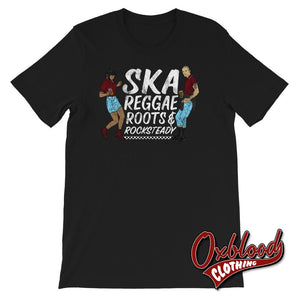 Distressed Ska Reggae Roots & Rocksteady T-Shirt Black / Xs Shirts