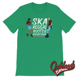 Distressed Ska Reggae Roots & Rocksteady T-Shirt Kelly / S Shirts