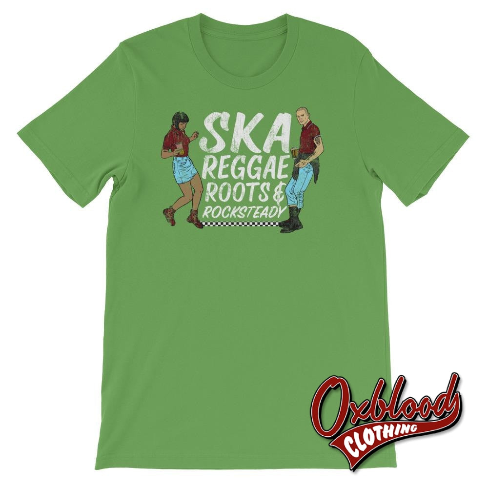 Distressed Ska Reggae Roots & Rocksteady T-Shirt Leaf / S Shirts