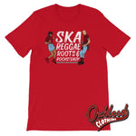 Load image into Gallery viewer, Distressed Ska Reggae Roots &amp; Rocksteady T-Shirt Red / S Shirts
