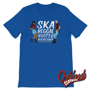Distressed Ska Reggae Roots & Rocksteady T-Shirt True Royal / S Shirts