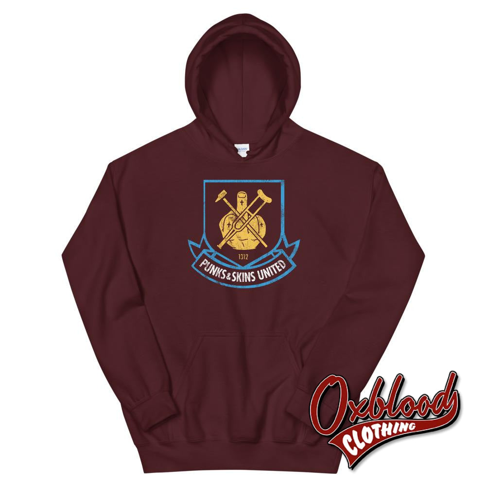 Distressed West Ham Punks & Skins United Sweater - Football 1312 Hoodie S