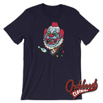Cargar imagen en el visor de la galería, Drunk Clown Halloween Evil Killer Scary Horror Gift Navy / Xs Shirts
