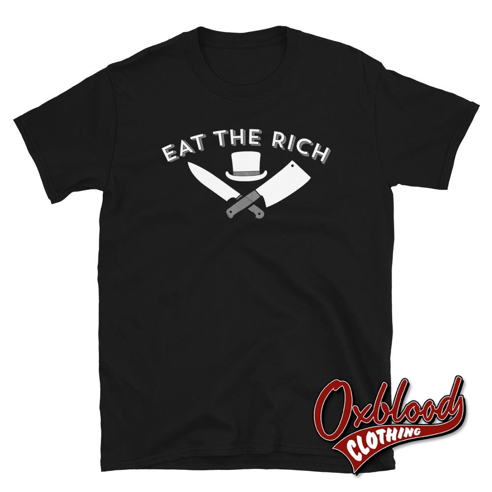 Eat The Rich T-Shirt (Detailed) - Working Class Oxblood Clothing S Shirts