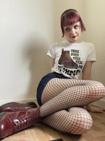 Load image into Gallery viewer, Women’s These Boots Were Made For Stompin' Skinhead T-shirt - DM Boots Shirt
