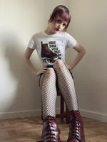 Load image into Gallery viewer, Women’s These Boots Were Made For Stompin' Skinhead T-shirt - DM Boots Shirt
