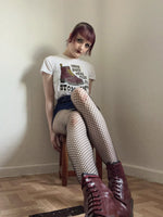 Load image into Gallery viewer, Women’s These Boots Were Made For Stompin' Skinhead T-shirt - DM Boots Shirt
