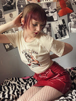 Load image into Gallery viewer, Women’s "Keep It Close: Stay Sharp" Crop Top - Skinheads Against Racial Prejudice - SHARP Skinhead
