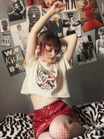 Load image into Gallery viewer, Women’s "Keep It Close: Stay Sharp" Crop Top - Skinheads Against Racial Prejudice - SHARP Skinhead
