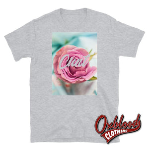 Womens Floral Cunt T-Shirt - Very Offensive Gifts Sport Grey / S