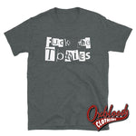 Load image into Gallery viewer, Ransom Fuck The Tories T-Shirt - Anti-Tory T-Shirts Dark Heather / S
