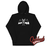 Cargar imagen en el visor de la galería, Funny Gothic Bite Me Vampire Bat Hoodie

