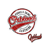 Cargar imagen en el visor de la galería, Go Sports Oxblood Clothing Skater Bubble-Free Stickers 4X4
