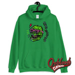Cargar imagen en el visor de la galería, Grunge Punk Goth Clothing: Undead Cool Zombie Hoodie Irish Green / S Sweatshirts
