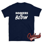 Cargar imagen en el visor de la galería, Hookers And Blow T-Shirt - Rude Clothes &amp; Obscene Clothing Navy / S
