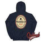 Lade das Bild in den Galerie-Viewer, Irish Stout Skinhead: Sometimes Anti-Social Always Anti-Facist Hoodie Navy / S
