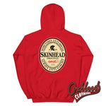 Lade das Bild in den Galerie-Viewer, Irish Stout Skinhead: Sometimes Anti-Social Always Anti-Facist Hoodie Red / S
