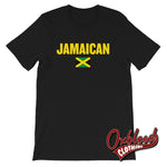 Cargar imagen en el visor de la galería, Jamaican Flag T-Shirt - Rasta Reggae Roots Jamaica Gift Clothing Black / Xs Shirts
