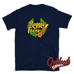 Lade das Bild in den Galerie-Viewer, Jamaican Reggae Fever T-Shirt - Clothing Uk Navy / S
