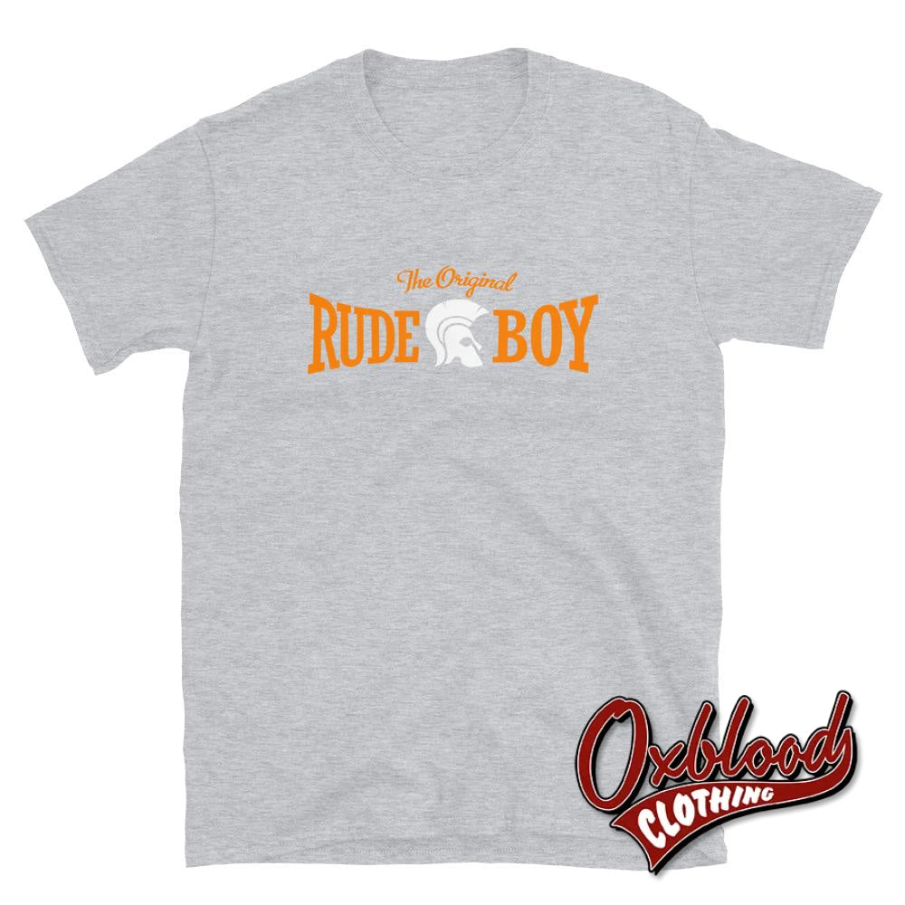Jamaican Rude Boy T-Shirt - 1969 Trojan Skinhead Clothing Sport Grey / S