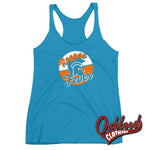 Lade das Bild in den Galerie-Viewer, Ladies Trojan Reggae Fever Racerback Tank - Skinhead And Ska Clothing Womens/mens Vintage Turquoise
