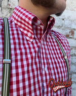 Load image into Gallery viewer, Limited Edition: Made-To-Measure 4-Finger Beagle Collar Button-Down Shirt Checker

