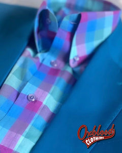 Limited Edition: Made-To-Measure 4-Finger Beagle Collar Button-Down Shirt Moonshot / Custom Long