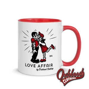 Love Affair Mug With Red Coffee Cup - Ska Mod Skinhead Valentines Day Gift Mugs