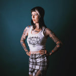 Lade das Bild in den Galerie-Viewer, Women’s HMT Windrush Tank Top - British Jamaican Flags - Windrush Generation Tee - Trojan Skinhead Reggae Clothing
