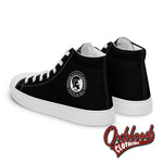 Cargar imagen en el visor de la galería, Mens Ska Reggae Roots High Top Canvas Shoes - Trojan Skinhead Converse-Style Shoes
