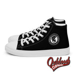 Cargar imagen en el visor de la galería, Mens Ska Reggae Roots High Top Canvas Shoes - Trojan Skinhead Converse-Style Shoes 5
