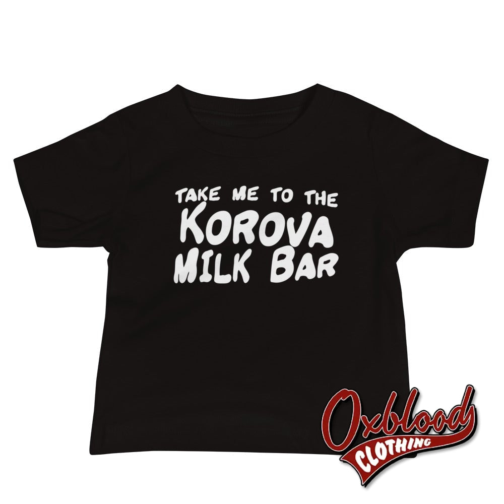 Milk Bar Toddler T-Shirt - Punk Baby Clothes Uk & Skinhead 6-12M