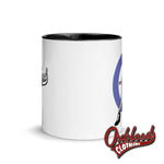 Cargar imagen en el visor de la galería, Mod Girl Mug Two-Tone Coffee Cup - Target Bullseye Gift
