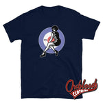 Load image into Gallery viewer, Mod Girl / Scootergirl T-Shirt - Lambretta Moto Scooters Navy S Shirts
