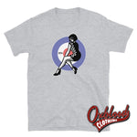 Load image into Gallery viewer, Mod Girl / Scootergirl T-Shirt - Lambretta Moto Scooters Sport Grey S Shirts
