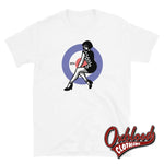 Load image into Gallery viewer, Mod Girl / Scootergirl T-Shirt - Lambretta Moto Scooters White S Shirts
