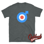 Lade das Bild in den Galerie-Viewer, Mod Target T-Shirt - Retro Raf Roundel British Logo Mods Arrow Dark Heather / S Shirts
