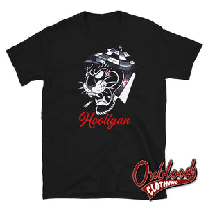 New York Hardcore Hooligan T-Shirt - Flat Cap Panther Black / S
