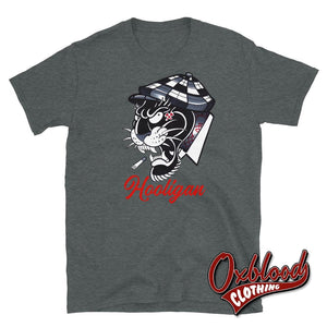 New York Hardcore Hooligan T-Shirt - Flat Cap Panther Dark Heather / S