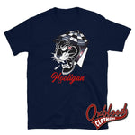 Load image into Gallery viewer, New York Hardcore Hooligan T-Shirt - Flat Cap Panther Navy / S
