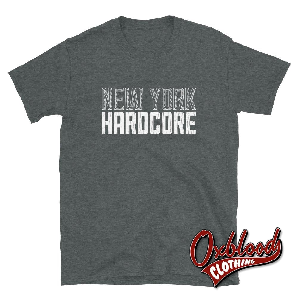 New York Hardcore Shirt - Nyhc Merch Hxc Bands Dark Heather / S