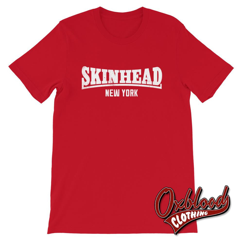 New York Skinhead T-Shirt Red / S Shirts