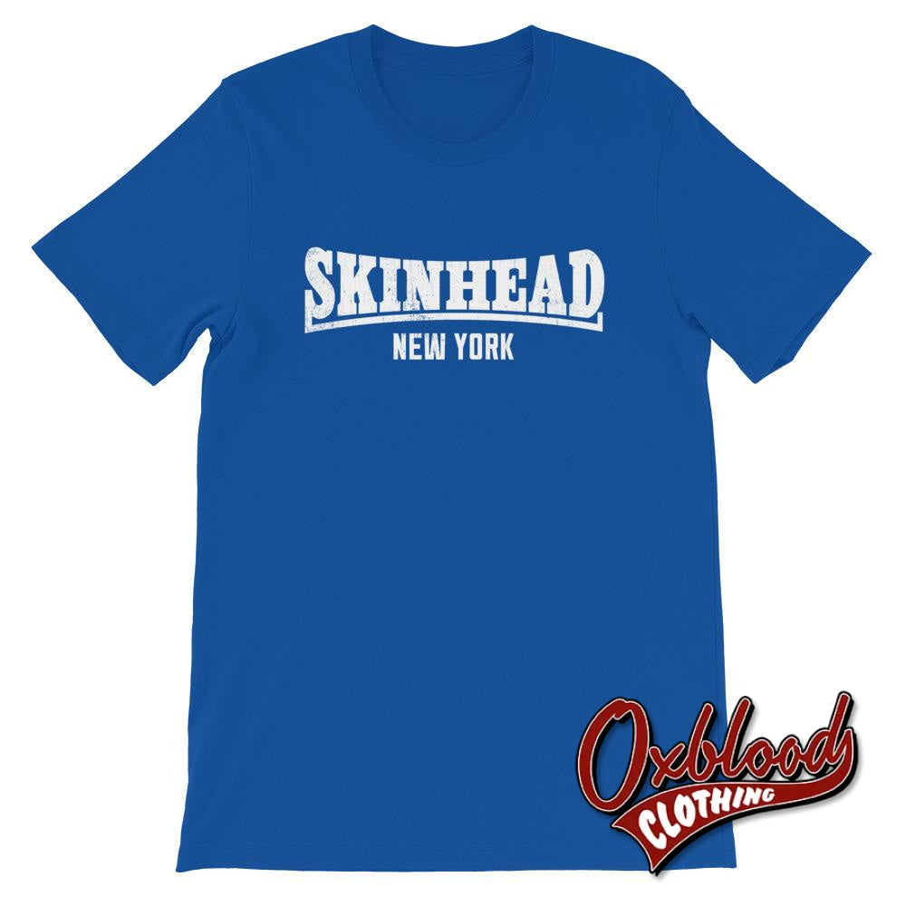New York Skinhead T-Shirt True Royal / S Shirts