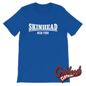 New York Skinhead T-Shirt True Royal / S Shirts
