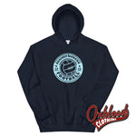 Load image into Gallery viewer, No Al Calcio Moderno Hoodie - Against Modern Football Shirts Navy / S
