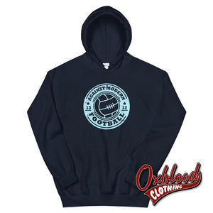 No Al Calcio Moderno Hoodie - Against Modern Football Shirts Navy / S