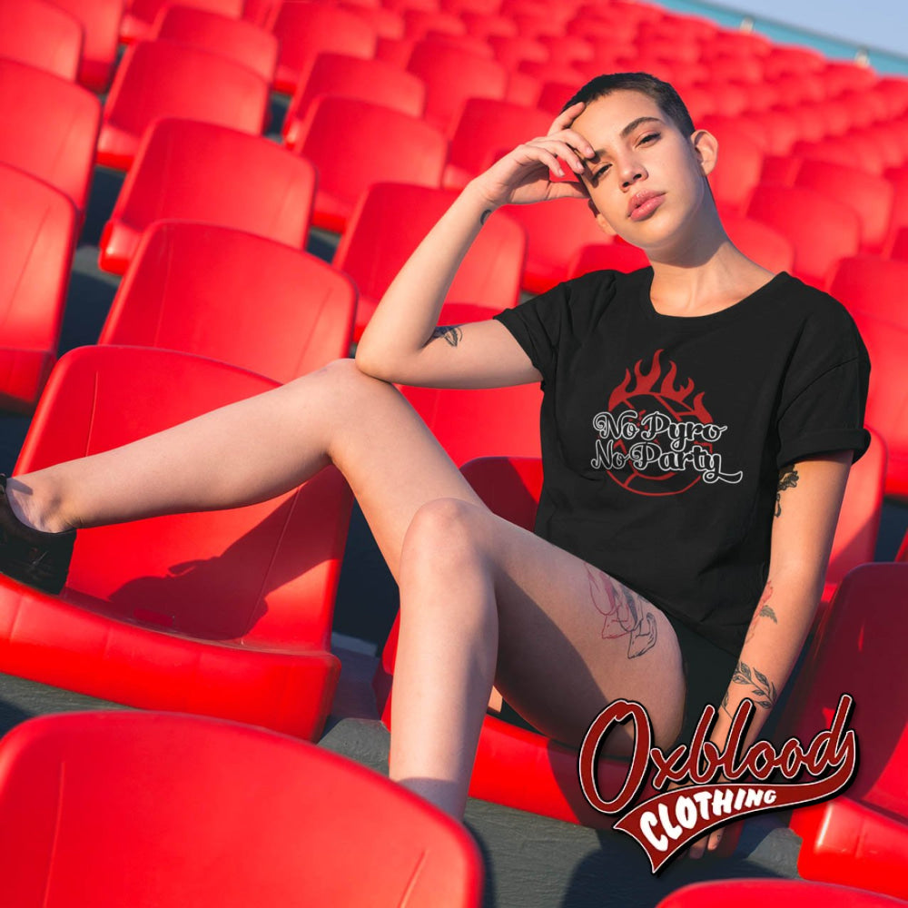 No Pyro Party Shirt - Against Modern Football Shirts