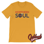 Cargar imagen en el visor de la galería, Northern Soul 7 T-Shirt Mustard / S Shirts
