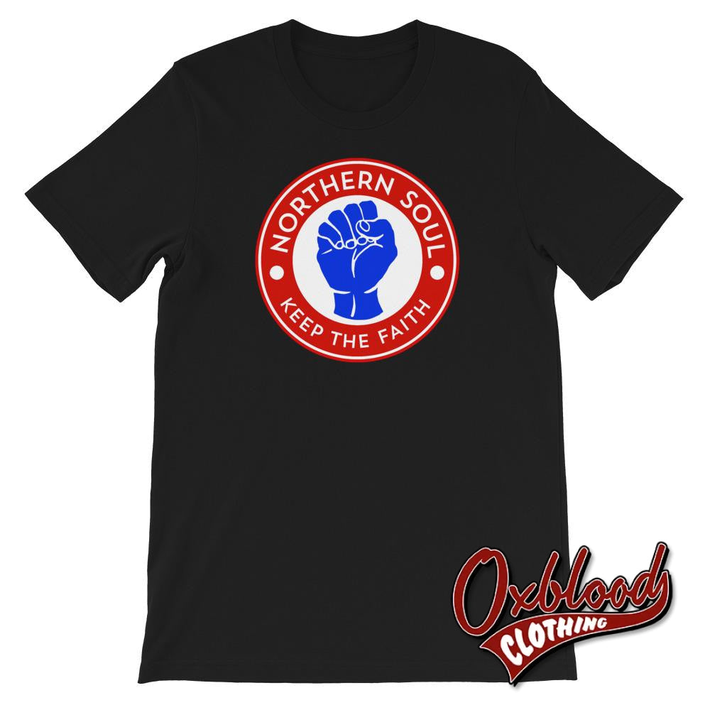 Northern Soul Fist 1 T-Shirt Black / Xs Shirts