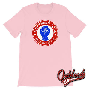 Northern Soul Fist 1 T-Shirt Pink / S Shirts